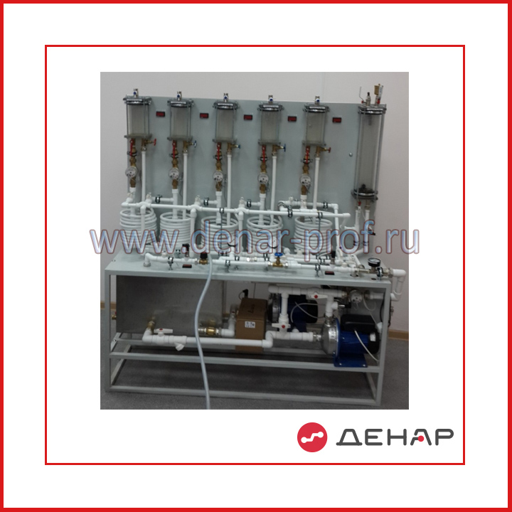 Типовой комплект учебного оборудования Насосные станции в системах подачи воды в многоэтажных зданиях НС-МНЭЗ-011-10ЛР-01-ПК