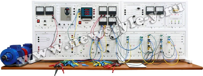 Типовой комплект учебного оборудования "Модель электрической системы" / настольный, ручной вариант / МЭС-НР