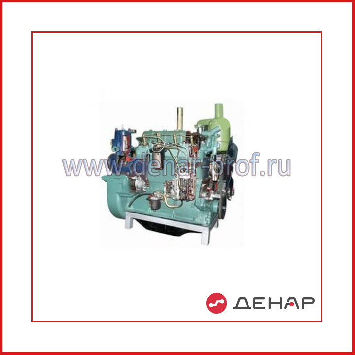 Двигатель сельскохозяйственных машин СМД -15 (22) (агрегаты в разрезе)